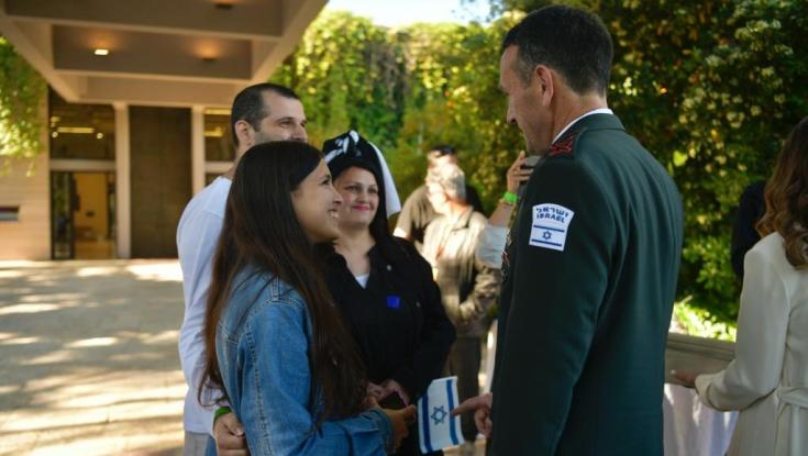 הרמטכ"ל לבוגרת האולפנה משדרות: "לפעמים, צריך רק דחיפה קטנה"