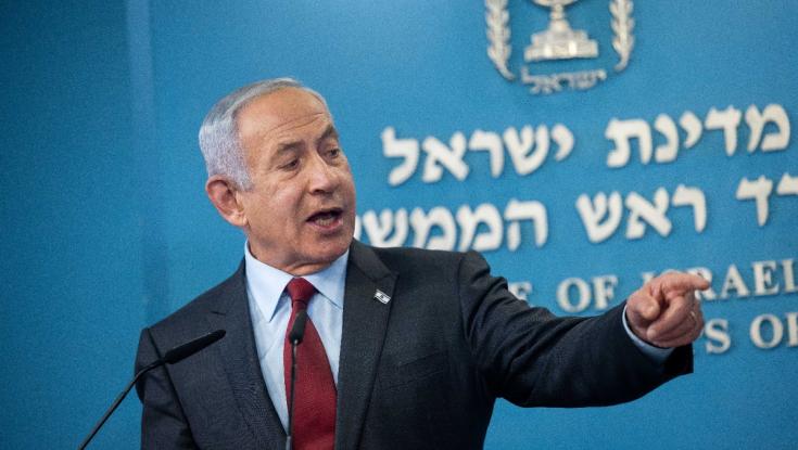 נתניהו תוקף את המפגינים בתל אביב: "בדמוקרטיה יש קווים שאסור לחצות"