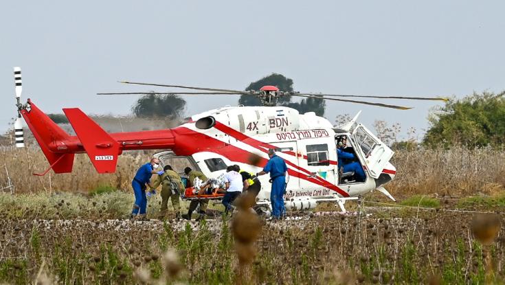 פינוי מוסק בסיוע צה"ל: 7 פצועים בתאונה בדרום, 1 במצב קשה
