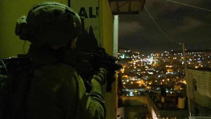 ירי במרחב: גל מעצרים של צה"ל הלילה ברחבי יהודה ושומרון