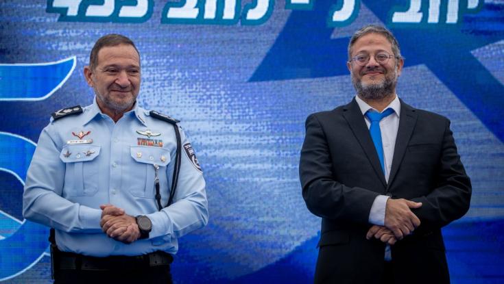 בן גביר נאלץ להבהיר: המפכ"ל התקשר לברך - וינטר הכחיש הגעה למשטרה