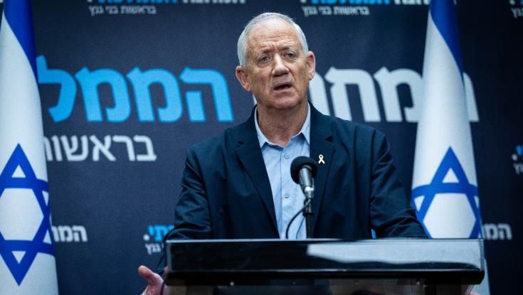 גנץ פוסל גם את טיוטת חוק הגיוס החדשה: "זהו קו אדום"