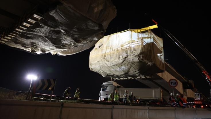 לקראת פירוק הגשר הגדול: חסימה הרמטית בשני הכיוונים בכביש בצפון