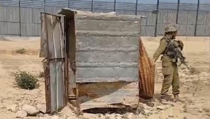 בצמוד לגבול עם מצרים: הלוחמים איתרו רקטות מוכנות לשיגור | צפו