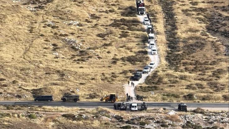 עוד שתי גבעות פונו בבנימין: 300 שוטרים נפרסו בצמתים ומנעו סיוע