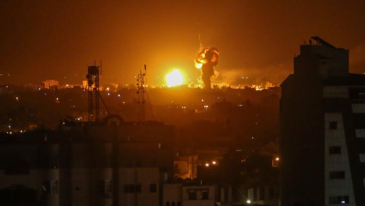 50 תשתיות בפחות מ-10 דקות: תיעוד המתקפה הלילית על חאן יונס