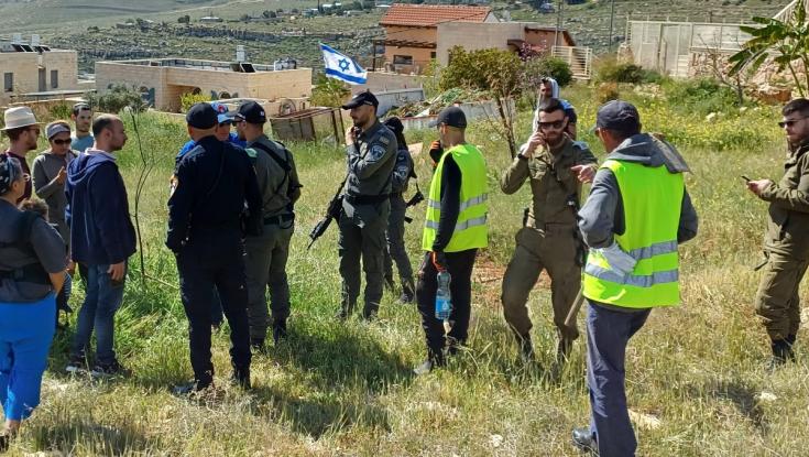 "גלנט שולח חיילים באמצע יום צום": המנהל האזרחי עקר עצים ביישוב נוקדים