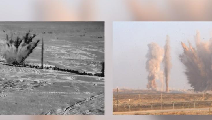 מטרים מהגבול: פוצצה המנהרה בה חצו המחבלים מהקרב הקשה | תיעוד