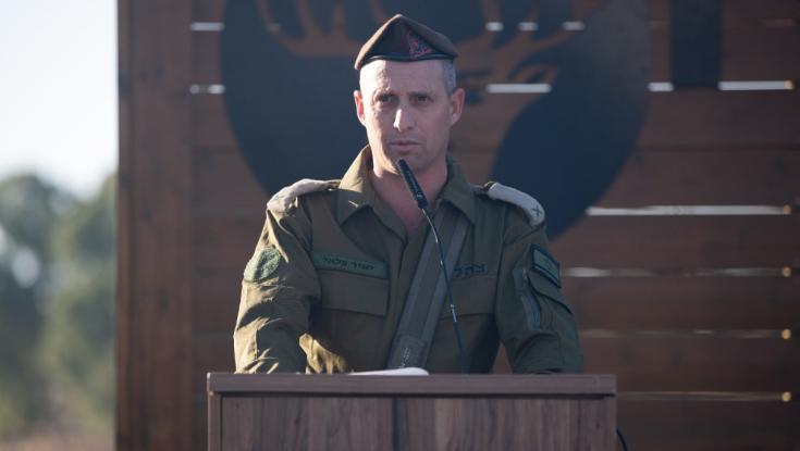 אחרי שהועלה בדרגה: הקצין הבכיר הסרוג נכנס לתפקיד החדש