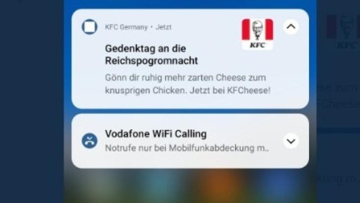 KFC גרמניה הציעה ללקוחות מבצע לציון ליל הבדולח וחטפה אש