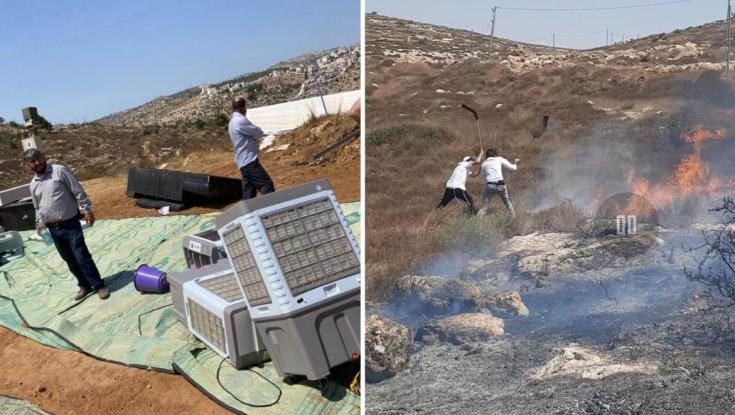 שבת קשה בעתניאל: מתפרעים חדרו לישוב - השחיתו והרסו