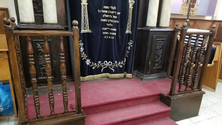האיום על בית הכנסת של ר' אריה לוין ולוחמי המחתרות