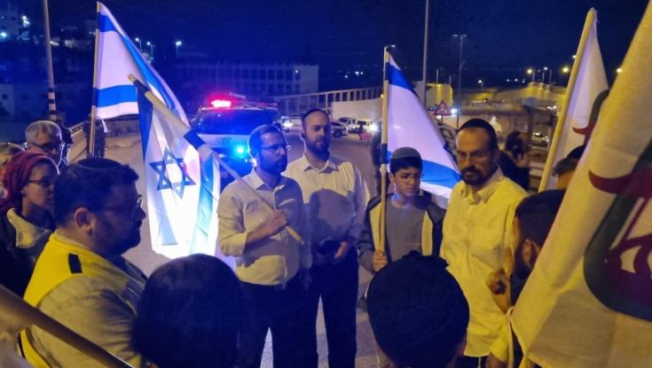 תושבי בנימין נגד הפקקים: הכניסה לקלנדיה נחסמה
