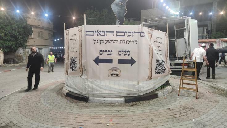 אלפים השתתפו בהילולת יהושע בן נון בשומרון