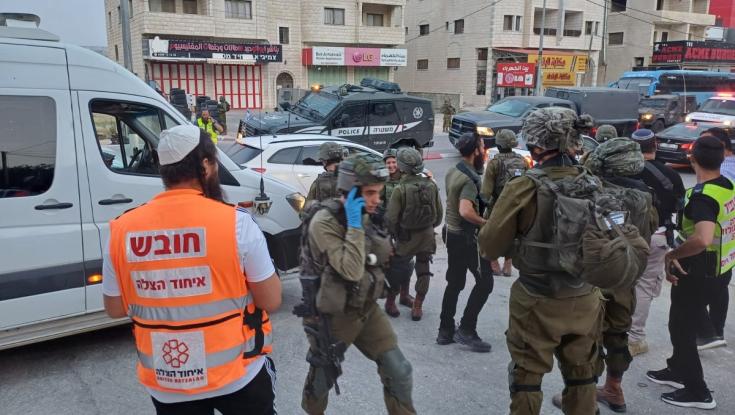 מחבל דרס, נורה ונמלט: חייל נפצע בפיגוע בחווארה