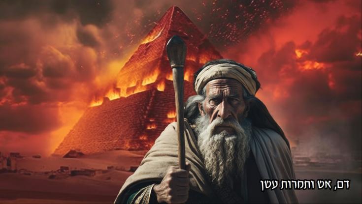 כמו בסרט קולנוע: הגדה של פסח עם תמונות שיצרה בינה מלאכותית - כך נראה משה רבנו?