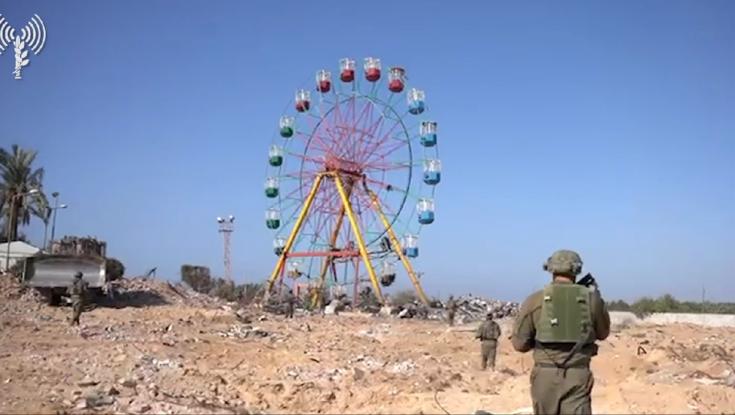 על חורבות נצרים: זה מה שנחשף בלונה פארק של עזה