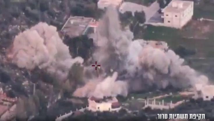 התגובה של צה"ל: תקיפה אווירית של שני מתחמים צבאיים של חיזבאללה