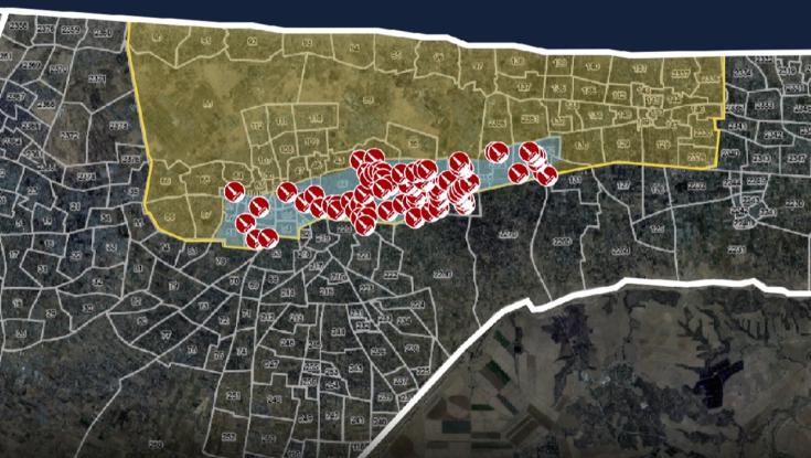צה"ל חשף: מחבלים משגרים רקטות מהמרחב ההומניטרי - תושבים התבקשו להתפנות
