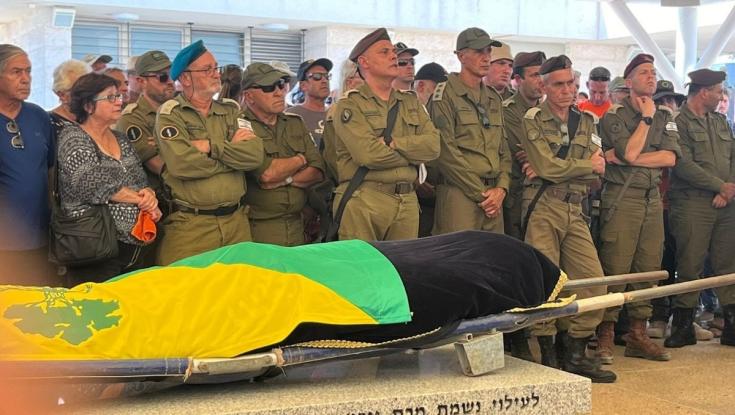 לווה במשמר כבוד: הקצין המיתולוגי של גולני הלך לעולמו