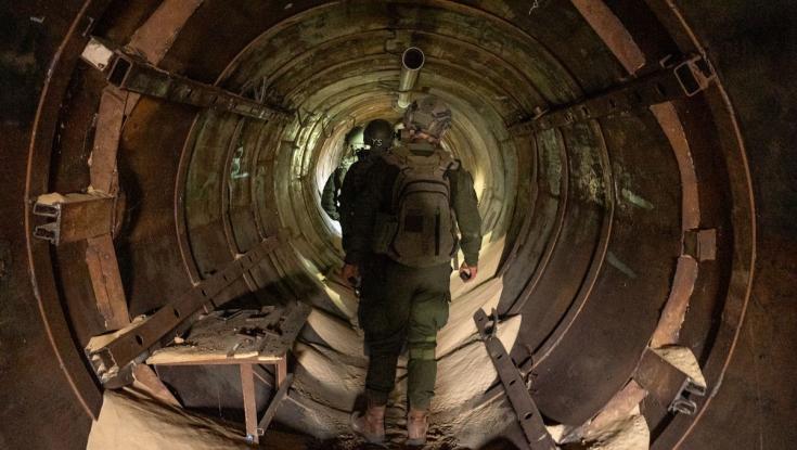 מתחת למשרד של מוחמד סינוואר: זו המנהרה שהתגלתה