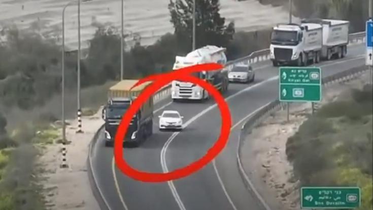 כמו בסרט קולנוע: הרחפנים זיהו - ניידת חיכתה מעבר לפינה