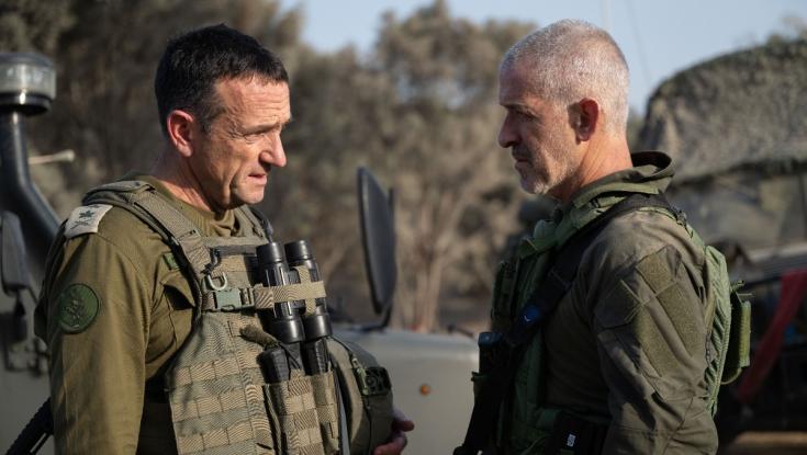בעומק רצועת עזה: הרמטכ"ל וראש השב"כ קיימו הערכת מצב