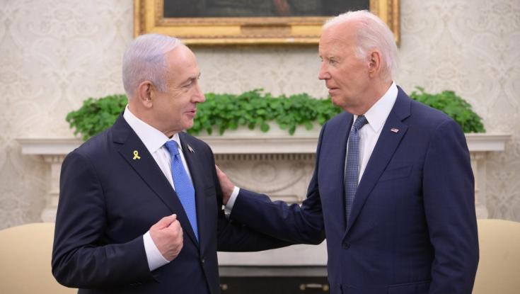 נתניהו נפגש עם ביידן בבית הלבן: "הוא רוצה עסקה"
