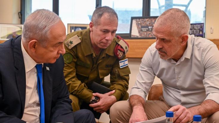 נתניהו במטה המוסד והשב"כ: "אומות מתפוררות קודם כל מבפנים"