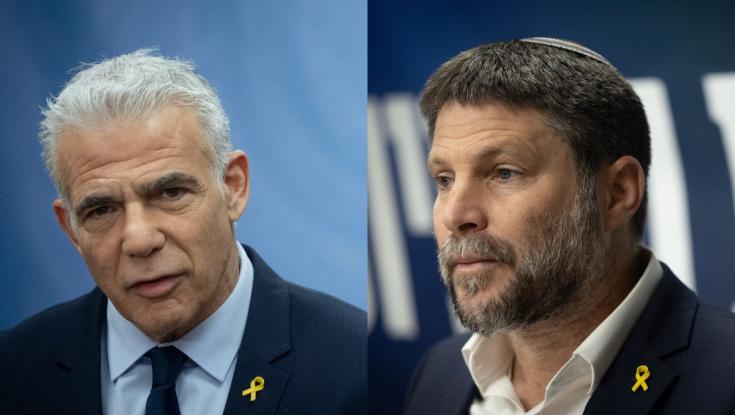 סמוטריץ' מאשים: החטופים שם בגלל יאיר לפיד
