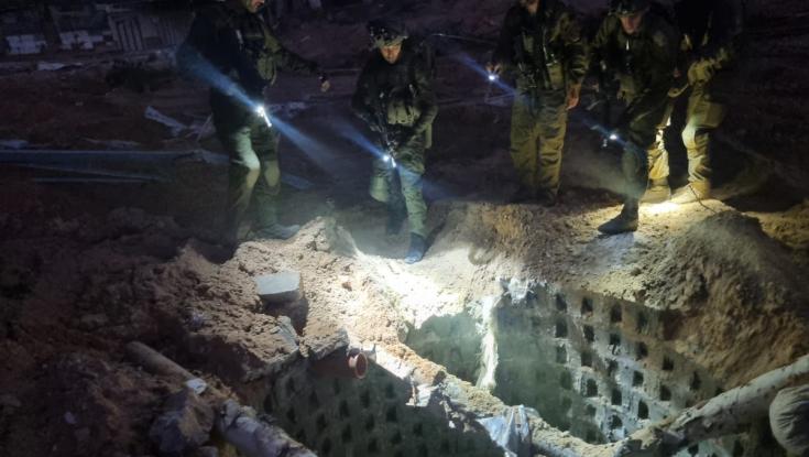 פיר מנהרה ורכב שהשתתף בטבח: זה מה שהתגלה בפשיטה על מפקדת חמאס
