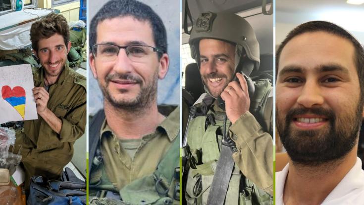 שישה יירוטים בצפון | שלושה חיילי מילואים נפלו בעזה