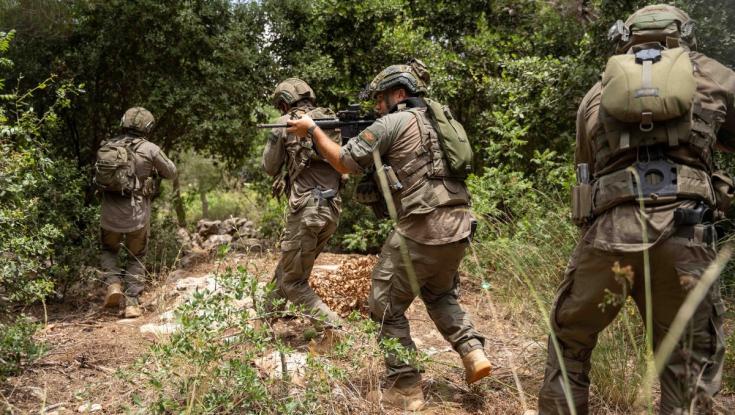 ההסלמה בצפון: לוחמי צה"ל מתרגלים לחימה בשטח לבנון