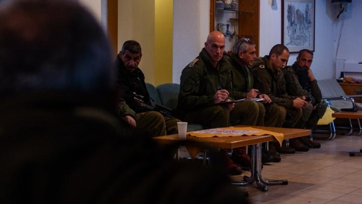 אלוף פיקוד צפון נפגש עם הרבש"צים: "אתם לא רק תושבים"