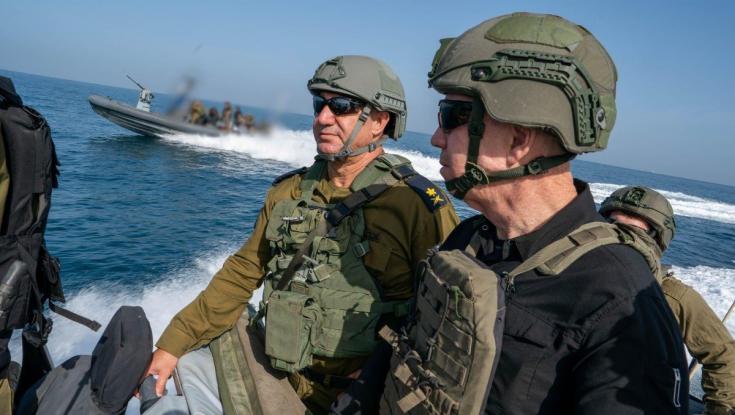 גלנט מול חופי עזה: "עושים הכל כדי להחזיר את החטופים"
