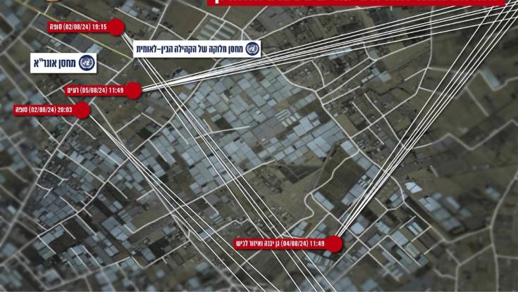 תיראו מופתעים: ליד האתר הזה שוגר המטח לגן יבנה השבוע