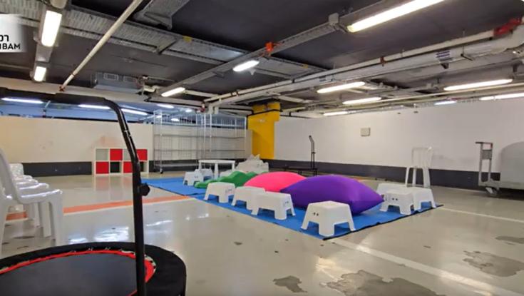 גן ילדים עצום בתוך חניון תת קרקעי: בחיפה מנסים למצוא פתרונות למצב