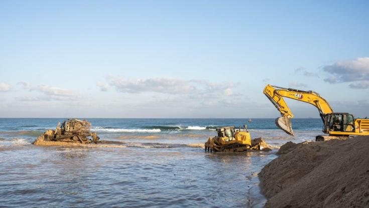 לא מיועד לחטופים: הרציף ההומניטרי הימי בעזה הושלם על ידי צה"ל