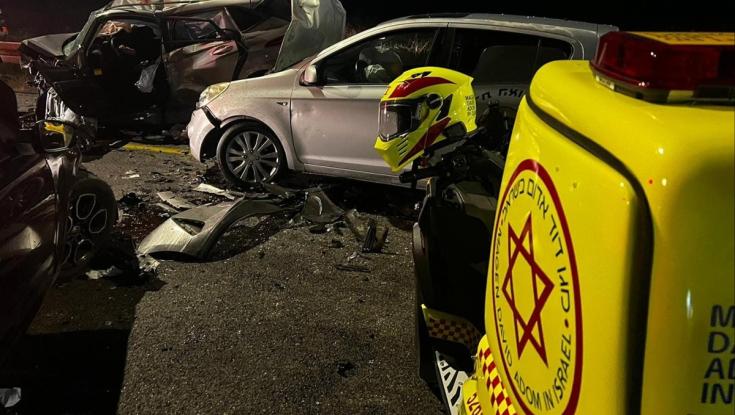 תאונת דרכים קשה בכביש 75: אישה נפגעה במצב קשה - 4 פצועים