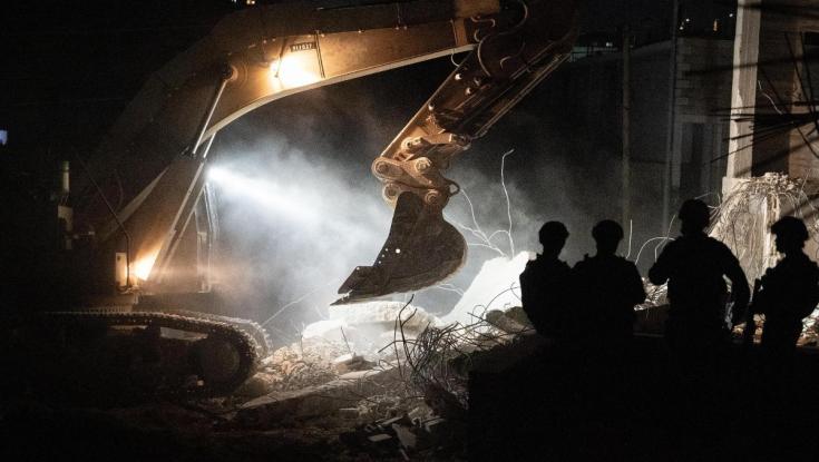 צה"ל הרס את בתי המחבלים מהפיגוע בפברואר סמוך למעלה אדומים