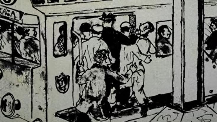 פרץ שרד את השואה ובחר להנציח את הזיכרונות בציורים