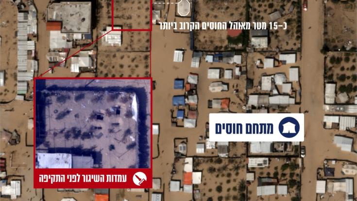 המלחמה בעזה: צה"ל תקף משגרי רקטות שהוצבו בלב מרחב הומניטרי