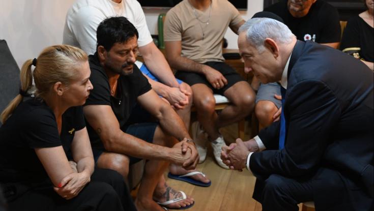 ראש הממשלה ערך ביקור תנחומים אצל משפחת סמדג'ה
