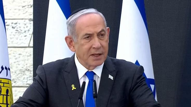 נתניהו בטקס הממלכתי ביד לבנים: "מחויבים להחזיר את כל החטופים"