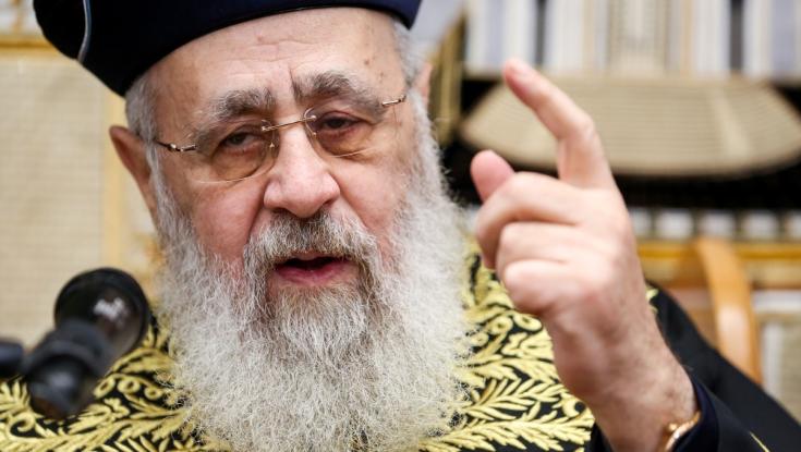 הרב יצחק יוסף: ללא לומדי התורה לחיילים לא היה על מה להגן