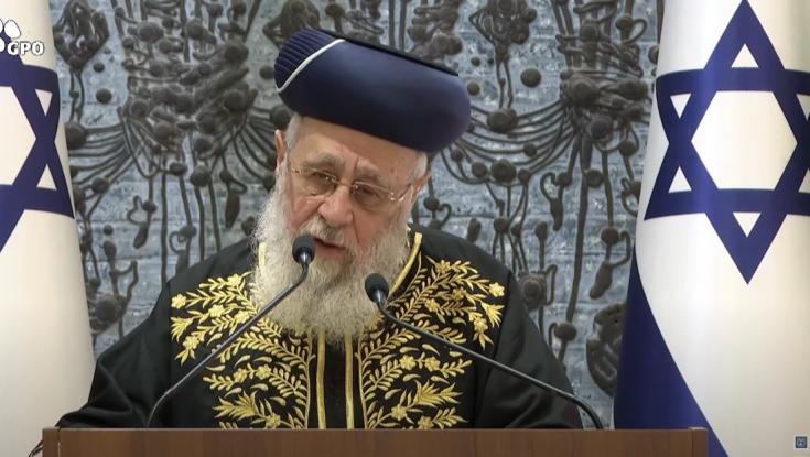 הרב יצחק יוסף מחשב מסלול מחדש: "מה היינו עושים בלי החיילים?"