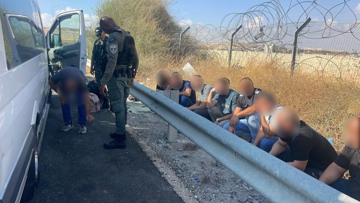מטריד: זה מספר השב"חים שהמשטרה עצרה בשטח המדינה בשבוע האחרון