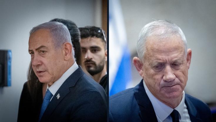 גנץ ונתניהו בעימות פומבי ומכוער: "פחדן סדרתי"