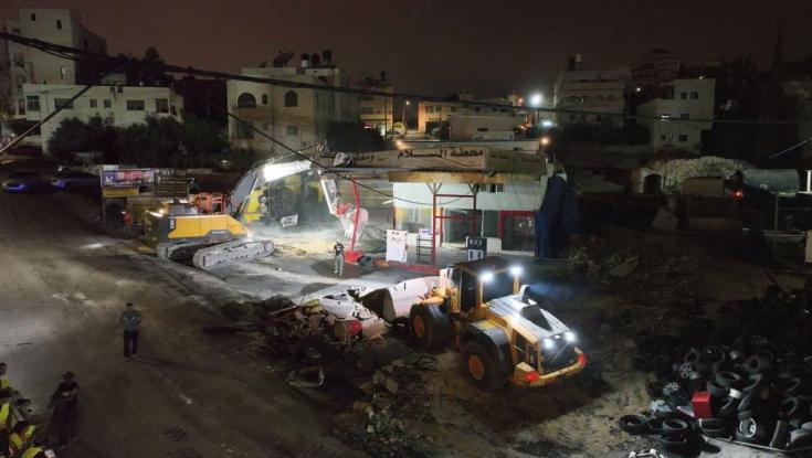בנימין: צה"ל הרס את תחנת הדלק ממנה נזרקו אבנים על רכבים ישראלים
