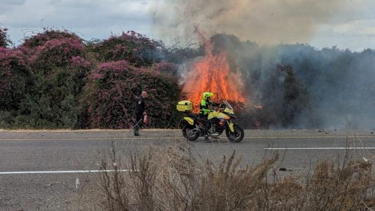 אזעקות במרכז ביום הראשון לתמרון: פצועים מנפילה בכביש 6